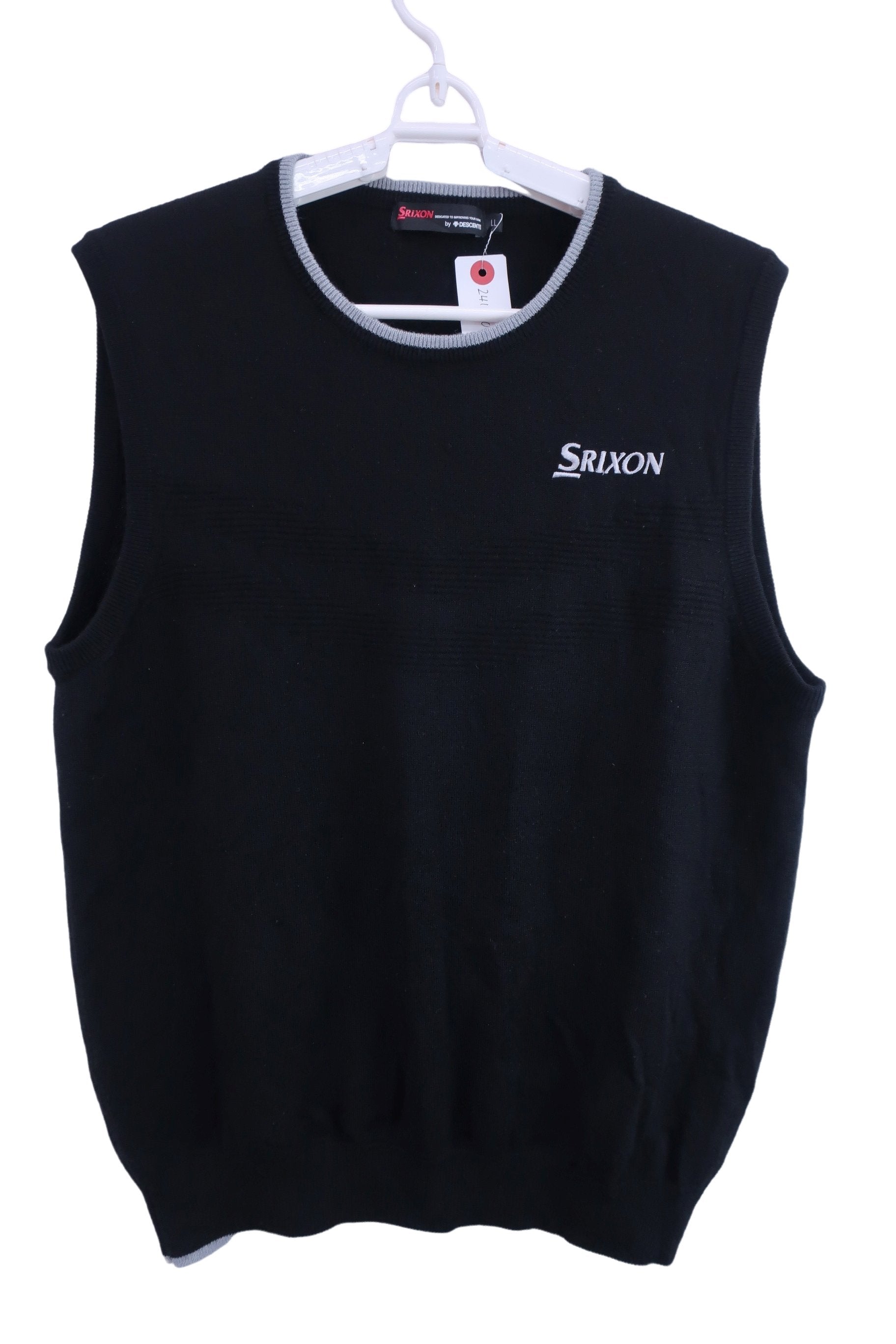 SRIXON(スリクソン) ニットベスト 黒 メンズ LL A-1