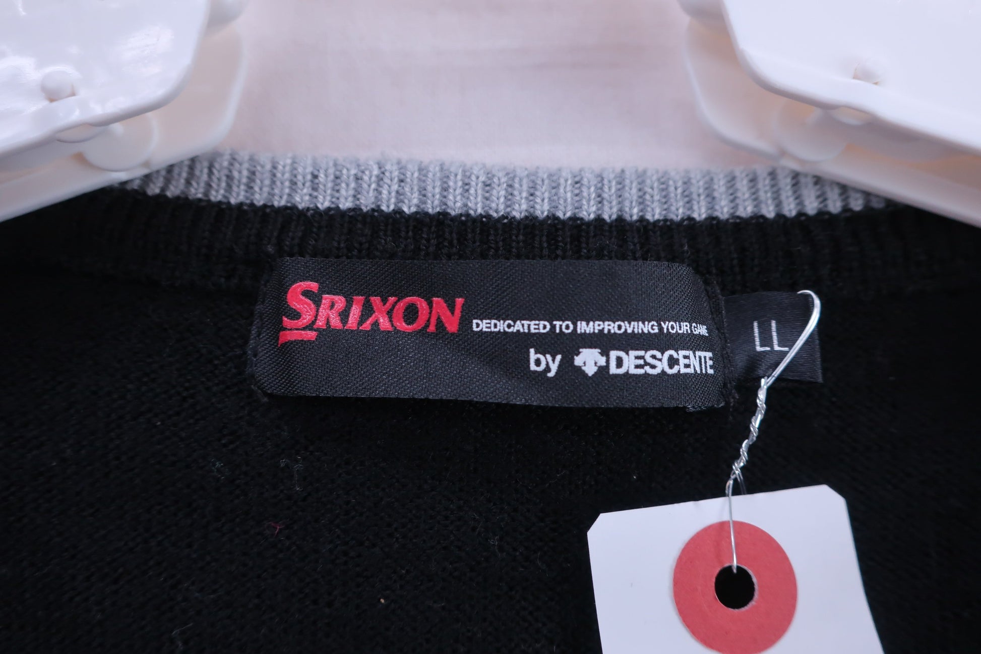 SRIXON(スリクソン) ニットベスト 黒 メンズ LL A-2