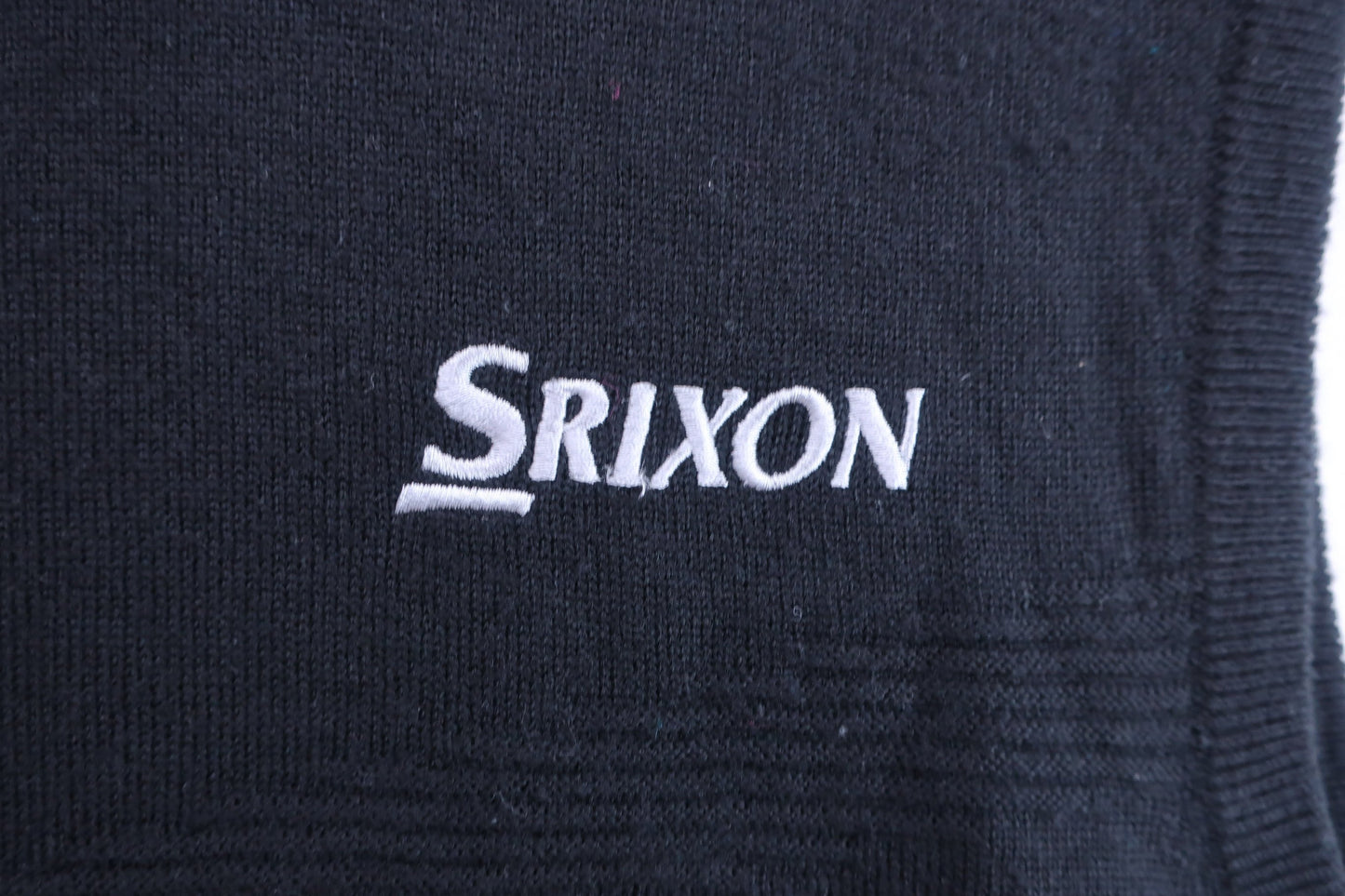 SRIXON(スリクソン) ニットベスト 黒 メンズ LL A-3