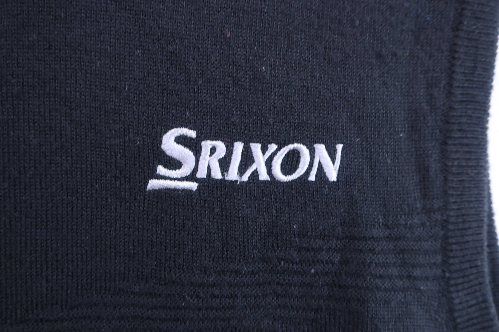 SRIXON(スリクソン) ニットベスト 黒 メンズ LL A-3