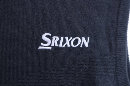SRIXON(スリクソン) ニットベスト 黒 メンズ LL A-3