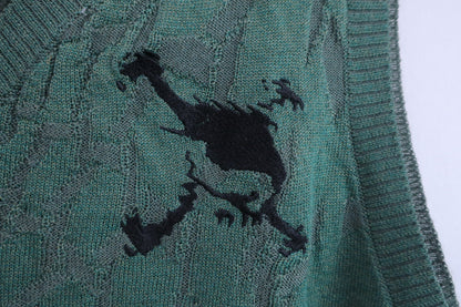 OAKLEY(オークリー) ニットベスト 緑 メンズ L A-3