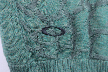 OAKLEY(オークリー) ニットベスト 緑 メンズ L A-4