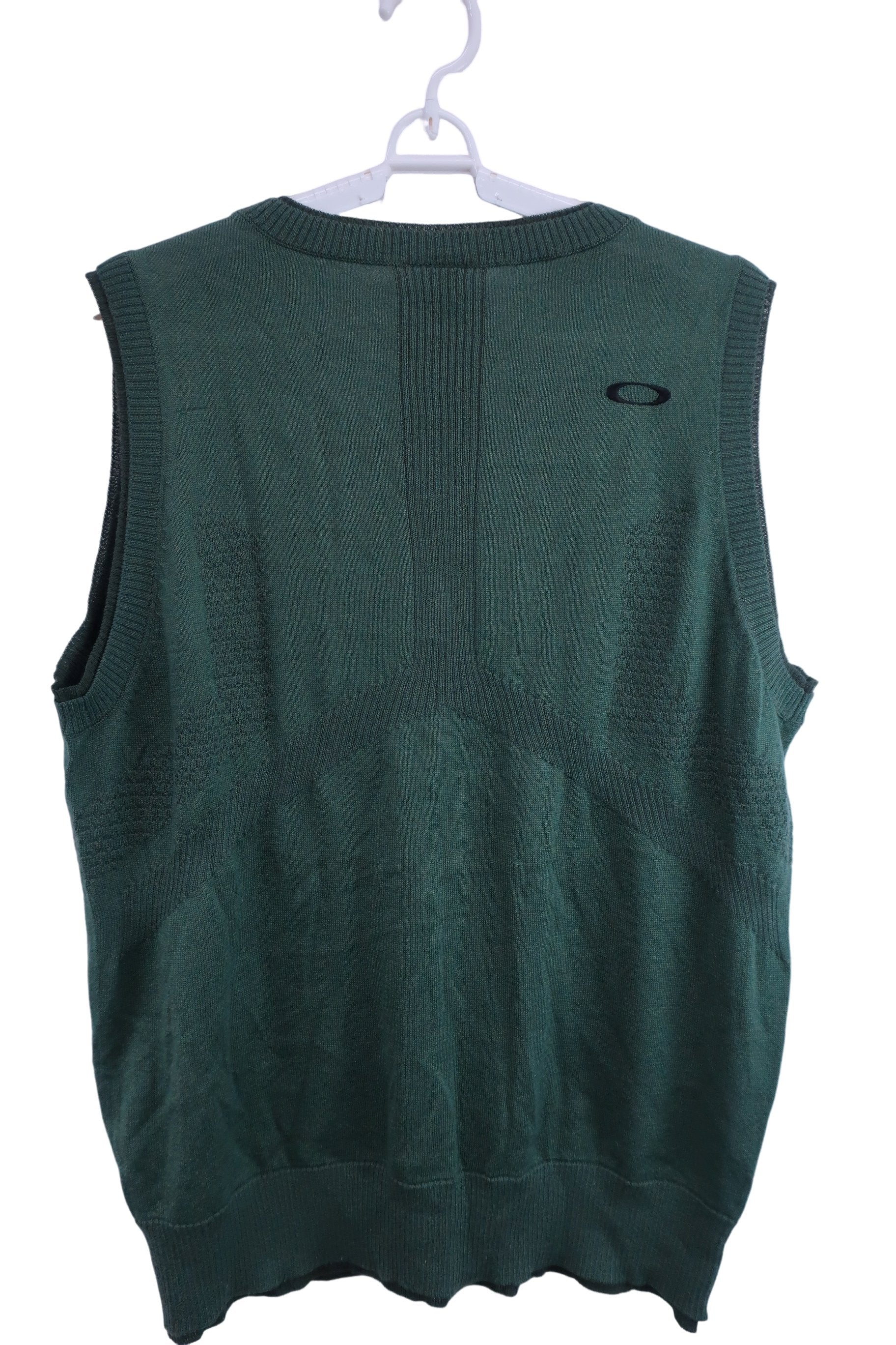 OAKLEY(オークリー) ニットベスト 緑 メンズ L A-5