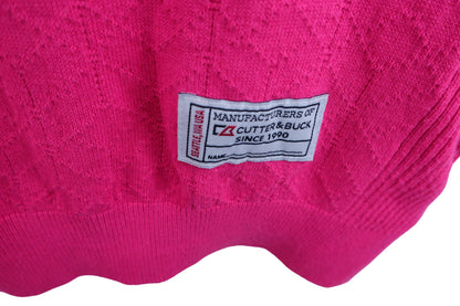 CUTTER&BUCK(カッター＆バック) ニットベスト ピンク メンズ L A-5