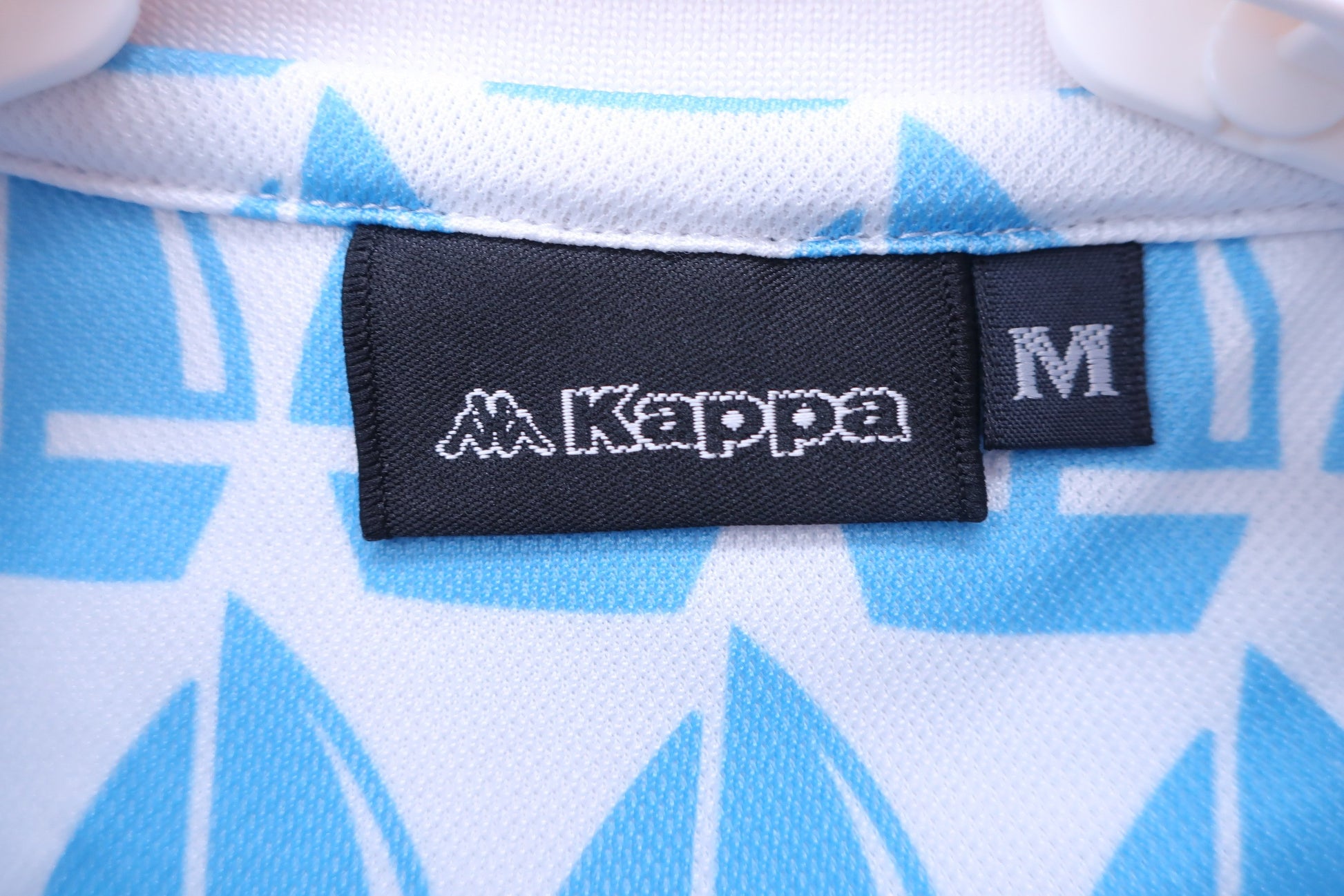 Kappa(カッパ) ポロシャツ 水色ヨット柄 レディース M A-4