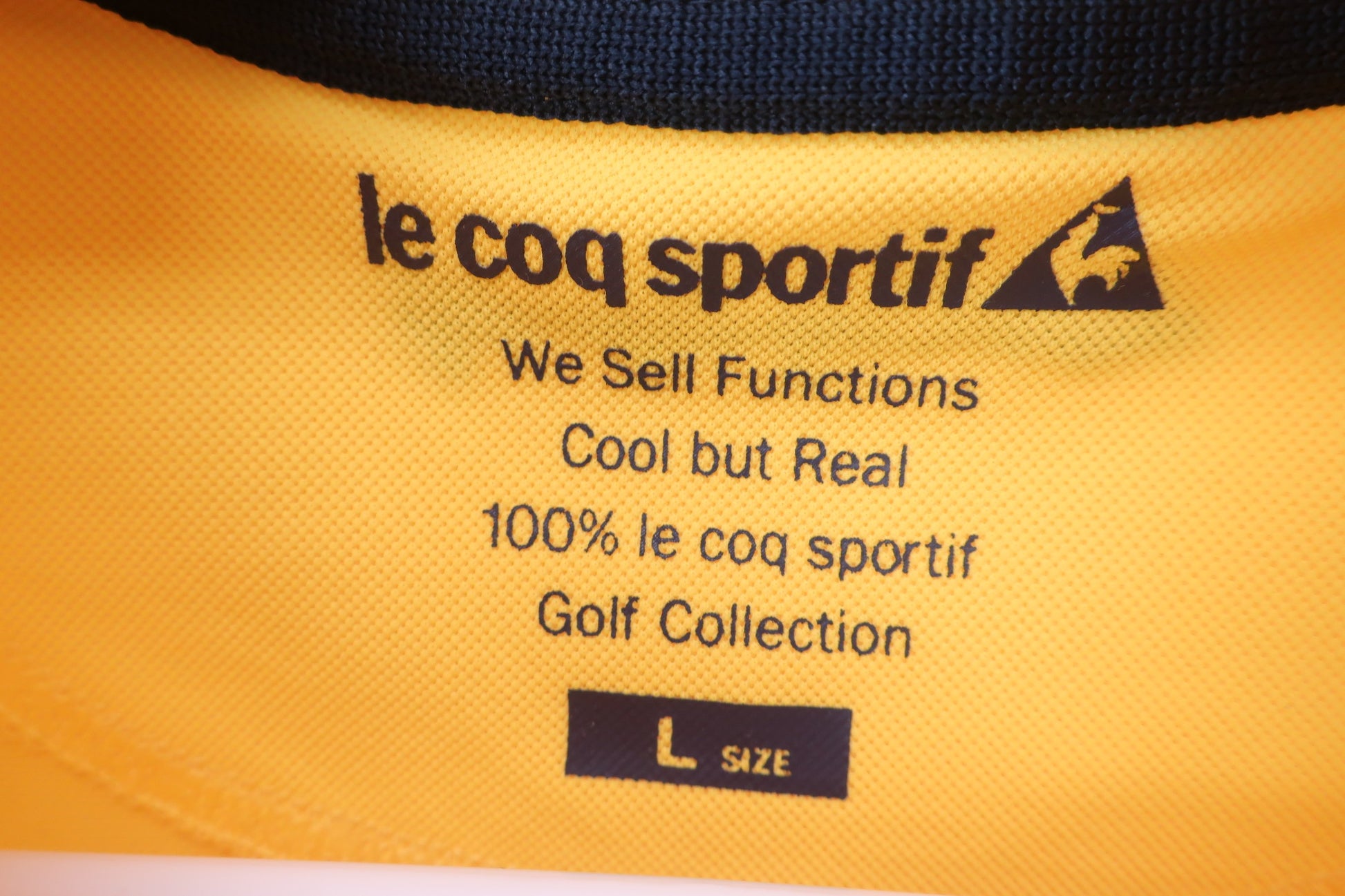 le coq sportif(ルコックスポルティフ) ポロシャツ 黄色 レディース L A-3