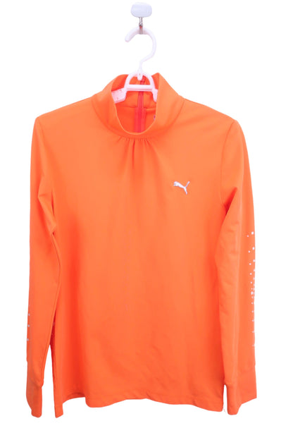 PUMA GOLF(プーマゴルフ) ハイネックシャツ オレンジ レディース L A-1
