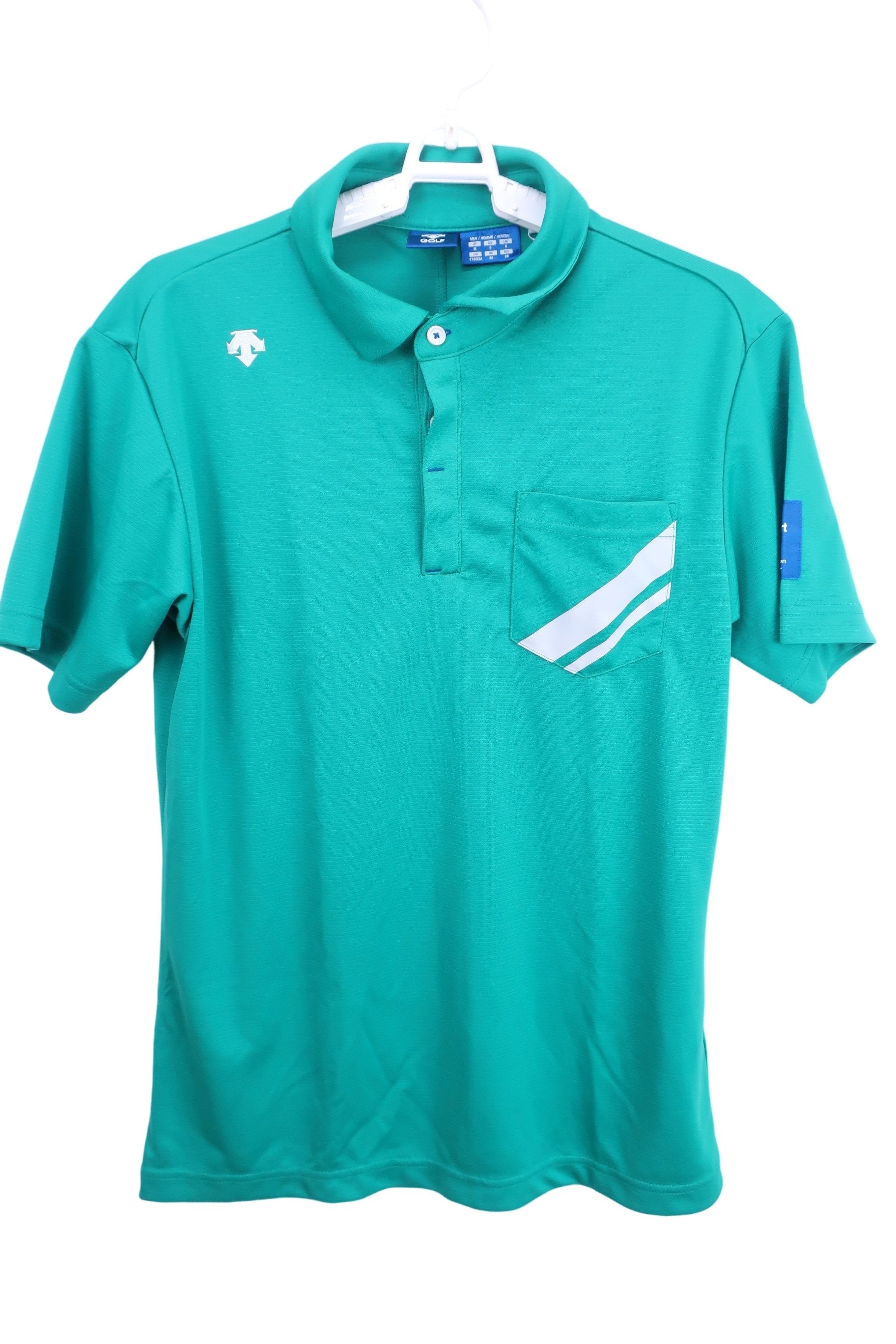 DESCENTE GOLF(デサントゴルフ) ポロシャツ 緑 メンズ M A-1