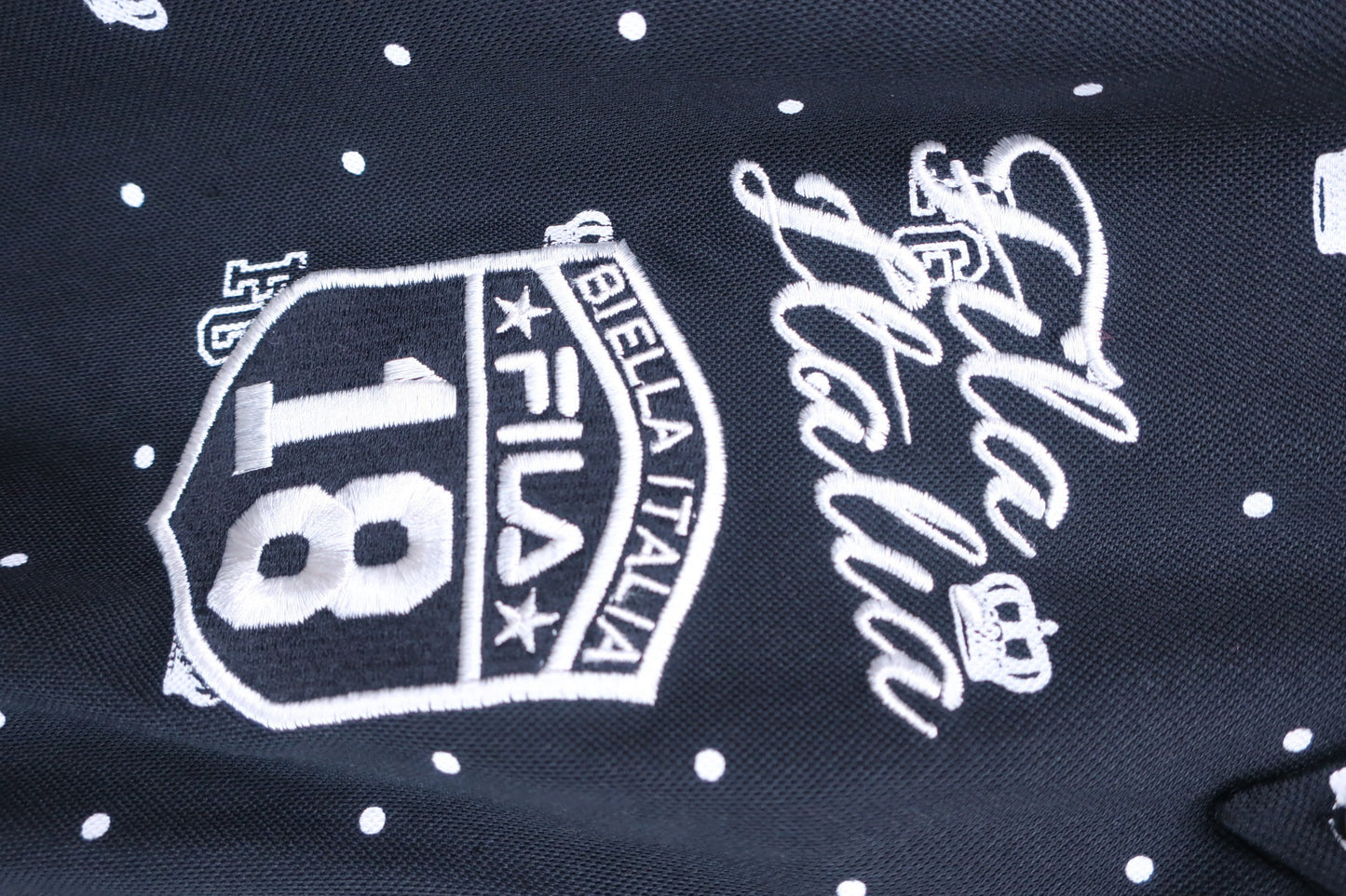 FILA GOLF(フィラゴルフ) ポロシャツ 黒 メンズ M A-3