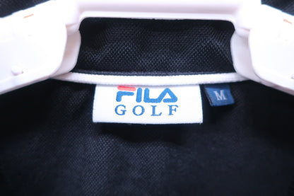 FILA GOLF(フィラゴルフ) ポロシャツ 黒 メンズ M A-4