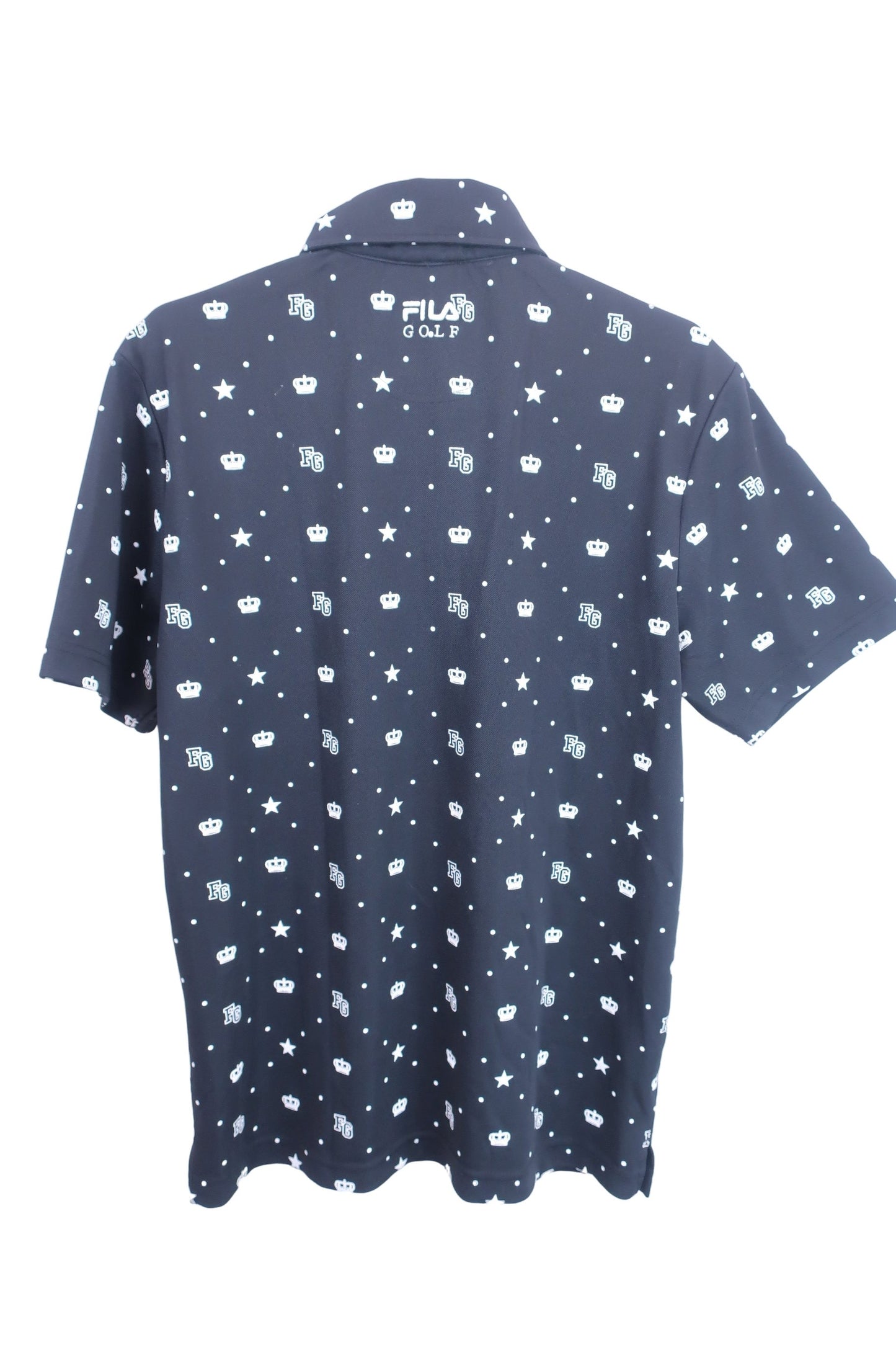 FILA GOLF(フィラゴルフ) ポロシャツ 黒 メンズ M A-5