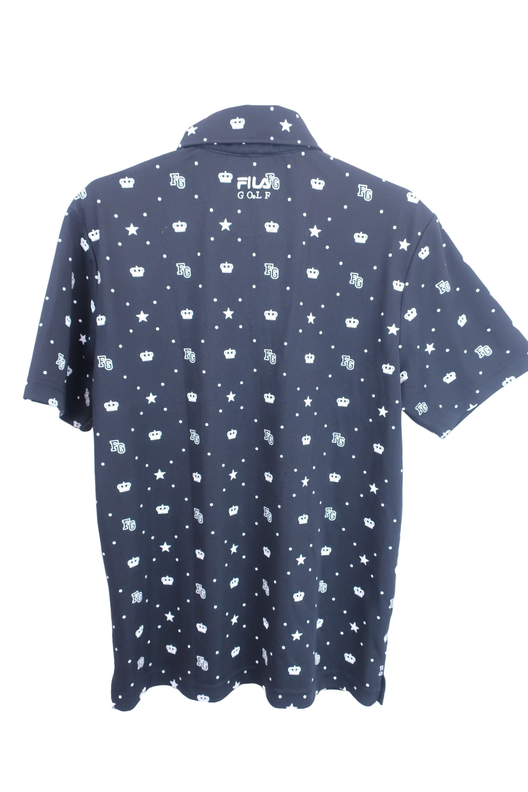 FILA GOLF(フィラゴルフ) ポロシャツ 黒 メンズ M A-5