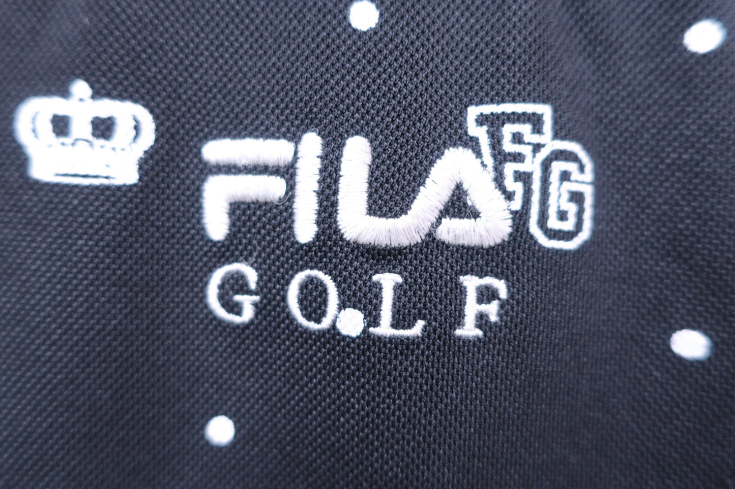 FILA GOLF(フィラゴルフ) ポロシャツ 黒 メンズ M A-6