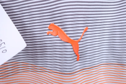 PUMA GOLF(プーマゴルフ) ポロシャツ 白オレンジグレー メンズ M B-2