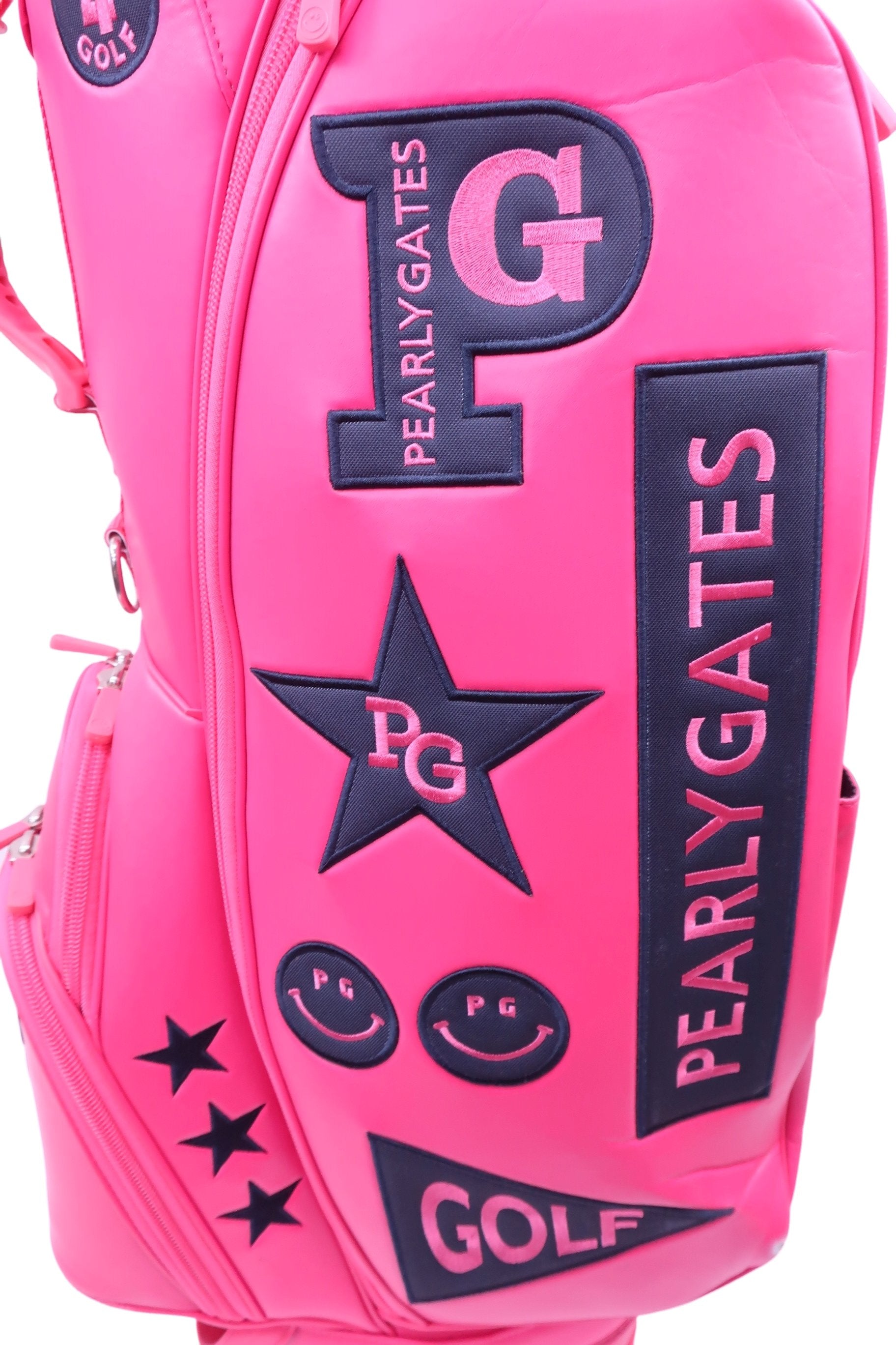 PEARLY GATES(パーリーゲイツ) スタンドキャディバッグ ピンク 9.0型 46インチ対応 3.3? 6口 053-2980002 S-6