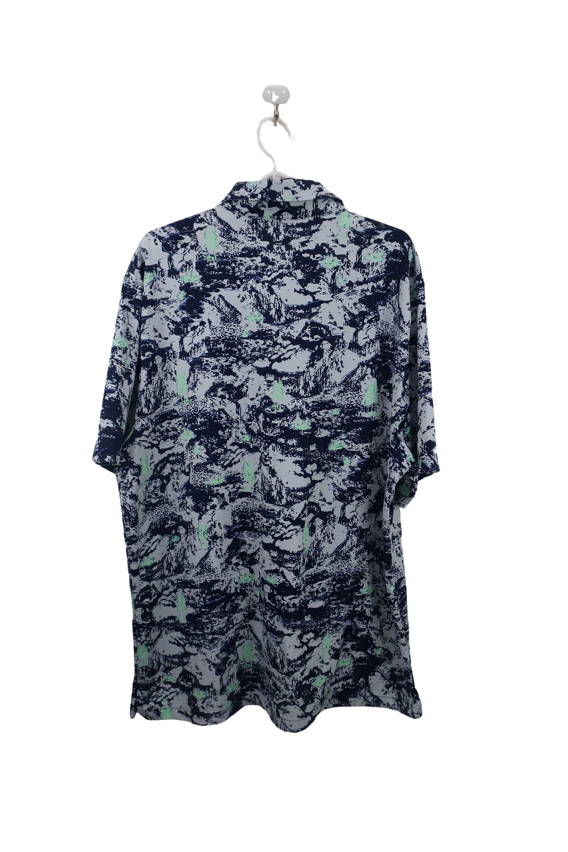 UNDER ARMOUR(アンダーアーマー) ポロシャツ 青系総柄 メンズ 3XL A-3
