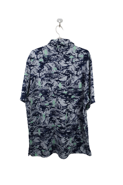 UNDER ARMOUR(アンダーアーマー) ポロシャツ 青系総柄 メンズ 3XL A-3