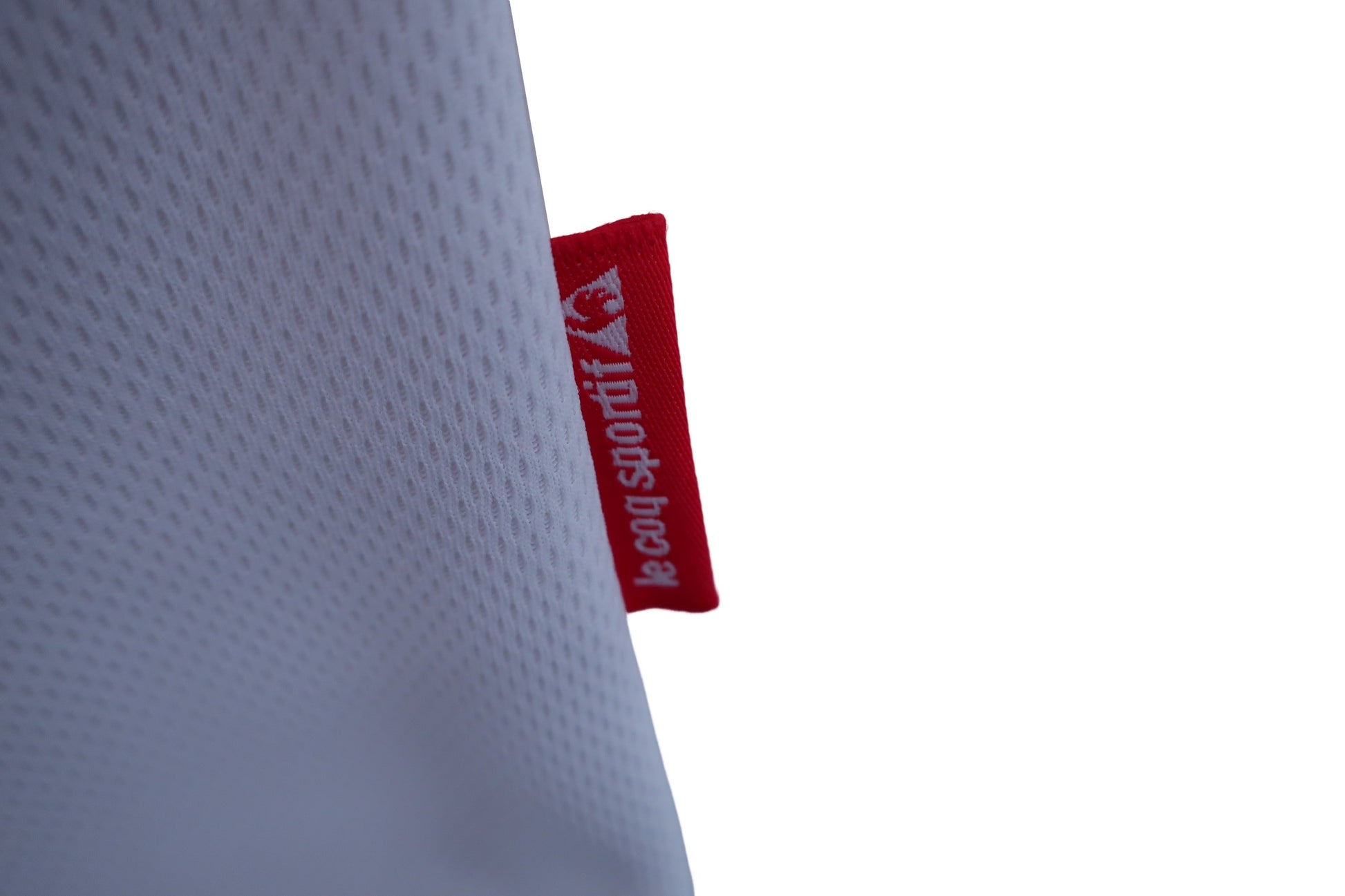 le coq sportif(ルコックスポルティフ) 半袖モックネックシャツ 白 レディース M A-6