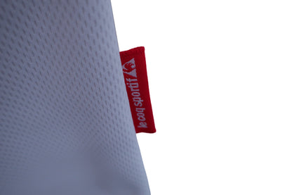 le coq sportif(ルコックスポルティフ) 半袖モックネックシャツ 白 レディース M A-6