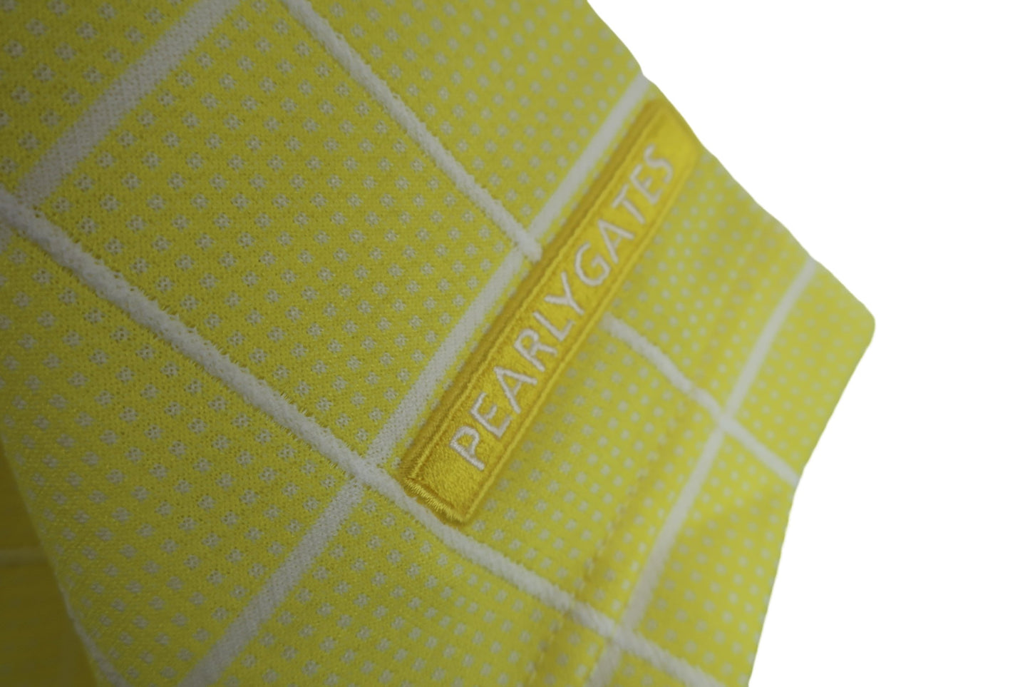 PEARLY GATES(パーリーゲイツ) ウィンドペンガンビート 半袖ポロワンピース 黄色チェック レディース 0 055-4124514 A-3
