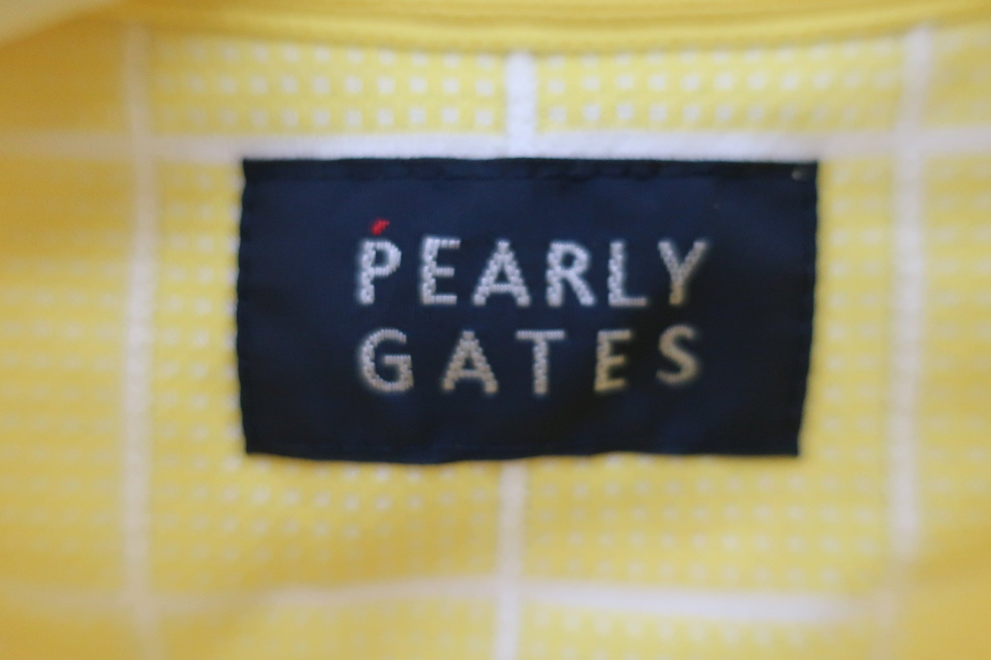 PEARLY GATES(パーリーゲイツ) ウィンドペンガンビート 半袖ポロワンピース 黄色チェック レディース 0 055-4124514 A-4