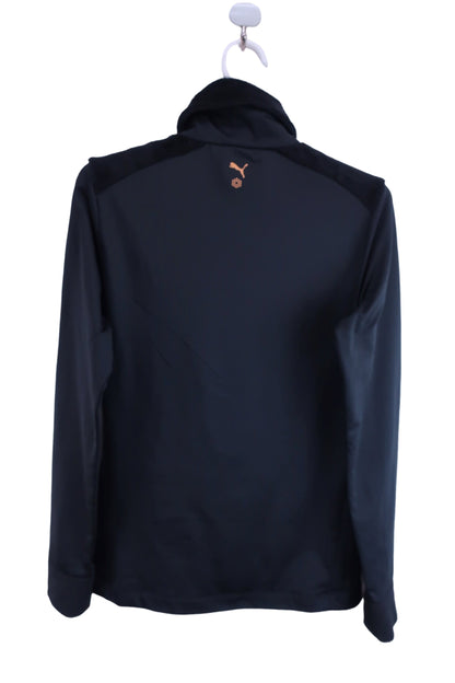 PUMA GOLF(プーマゴルフ) 長袖ハーフジップシャツ 黒 レディース L A-4