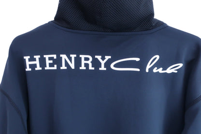 HENRY Club 長袖モックネックシャツ 黒 レディース 40 A-4
