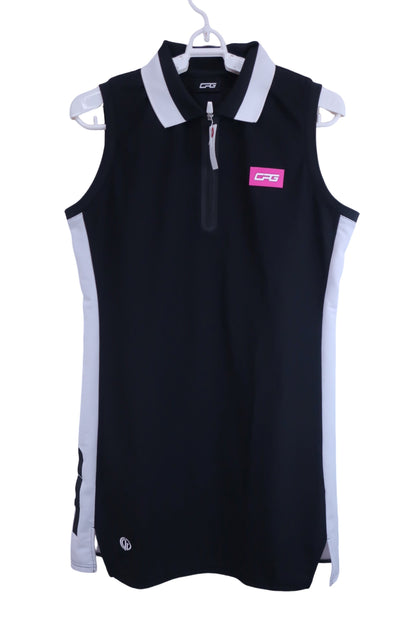CPG GOLF(シーピージーゴルフ) ノースリーブワンピース 黒 レディース L CPG-W202103 A-1