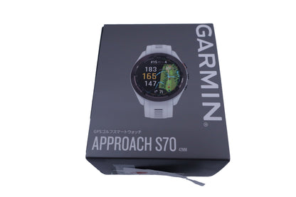 GARMIN(ガーミン) GPSゴルフスマートウォッチ ホワイト APPROACH S70 A-8