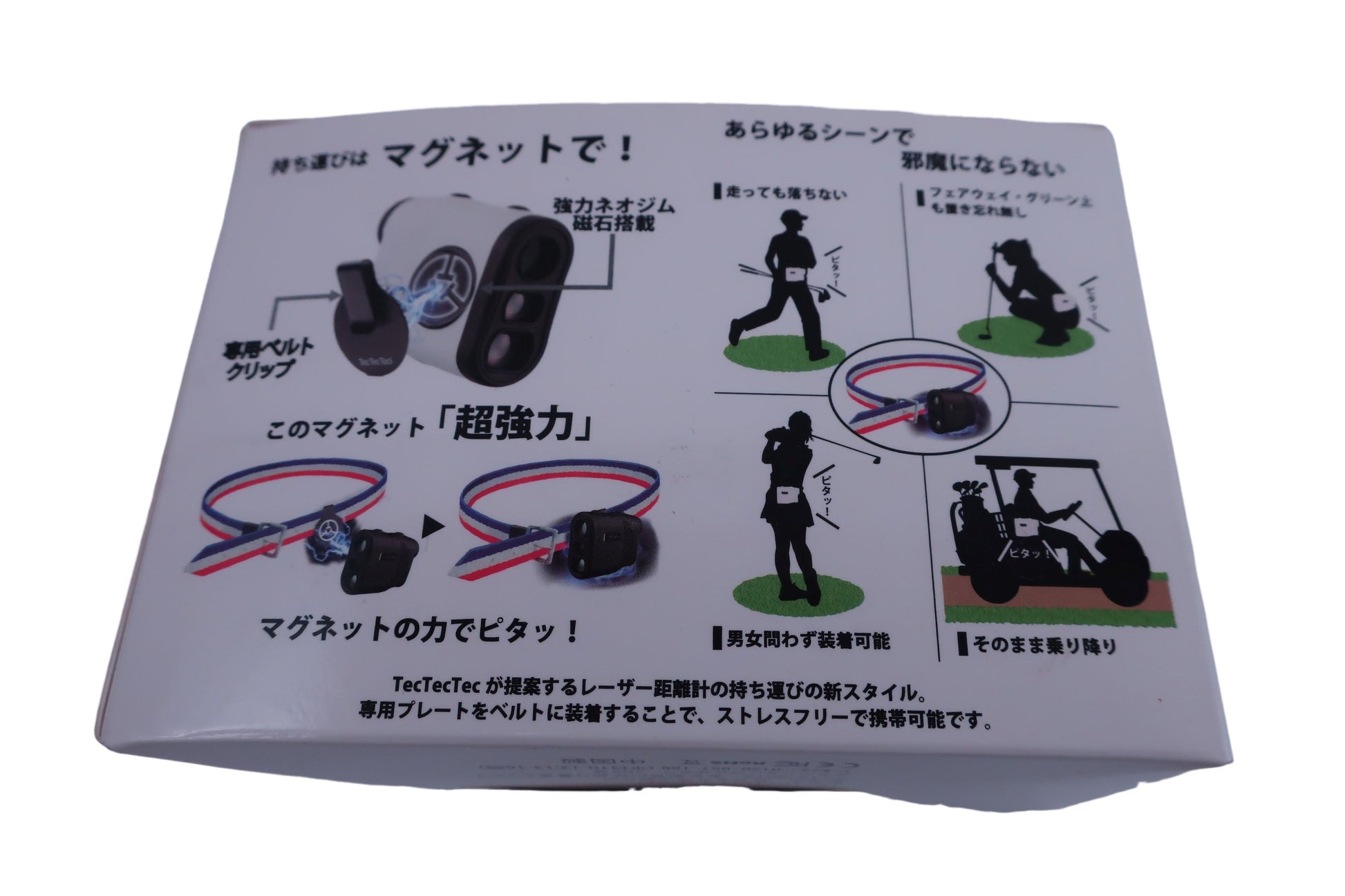 TecTecTec! ゴルフレーザー距離計 ホワイト MiNi+m A-10