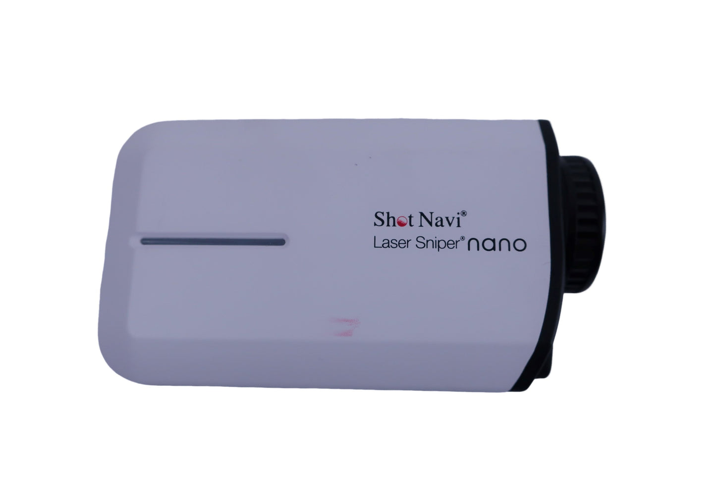 Shot Navi(ショットナビ) ゴルフ レーザー距離測定器 ホワイト Laser Sniper nano レーザースナイパー ナノ A-3