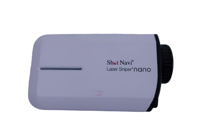 Shot Navi(ショットナビ) ゴルフ レーザー距離測定器 ホワイト Laser Sniper nano レーザースナイパー ナノ A-3