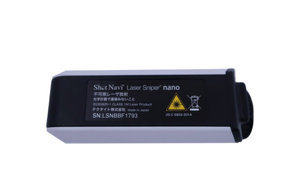 Shot Navi(ショットナビ) ゴルフ レーザー距離測定器 ホワイト Laser Sniper nano レーザースナイパー ナノ A-4