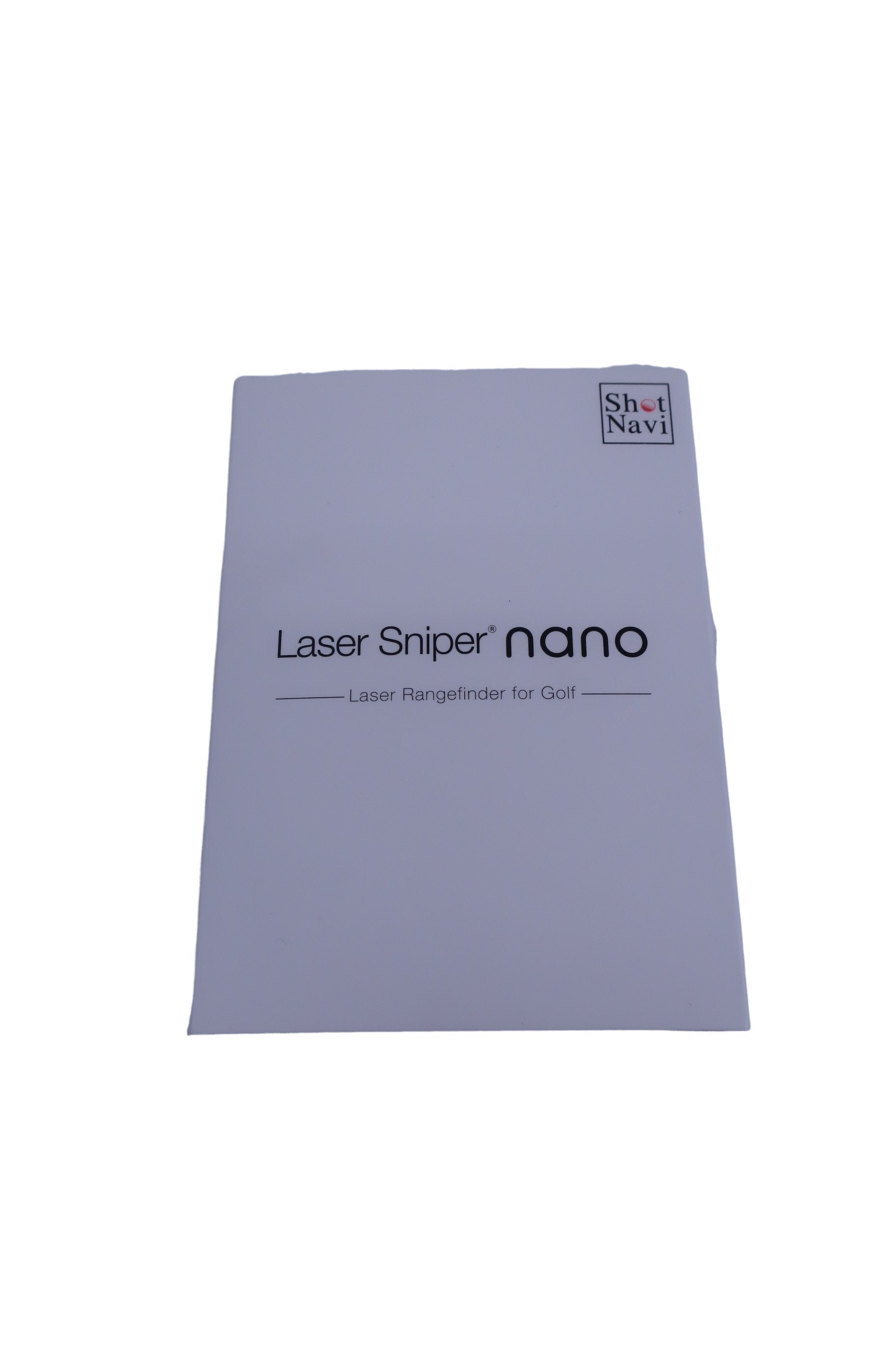 Shot Navi(ショットナビ) ゴルフ レーザー距離測定器 ホワイト Laser Sniper nano レーザースナイパー ナノ A-6