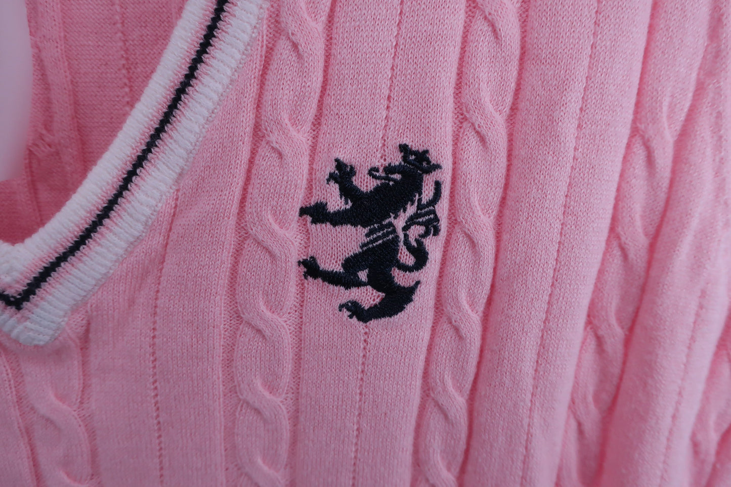 Admiral(アドミラル) ニットベスト ピンク レディース L B-3