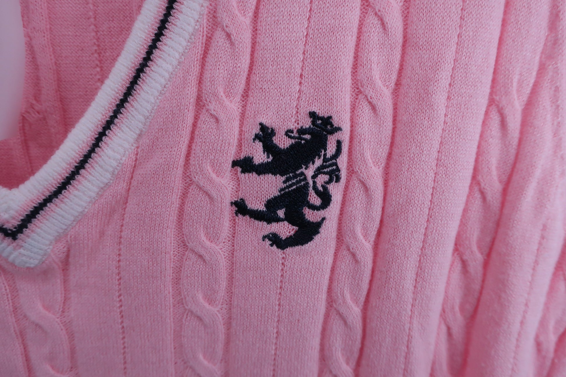 Admiral(アドミラル) ニットベスト ピンク レディース L B-3