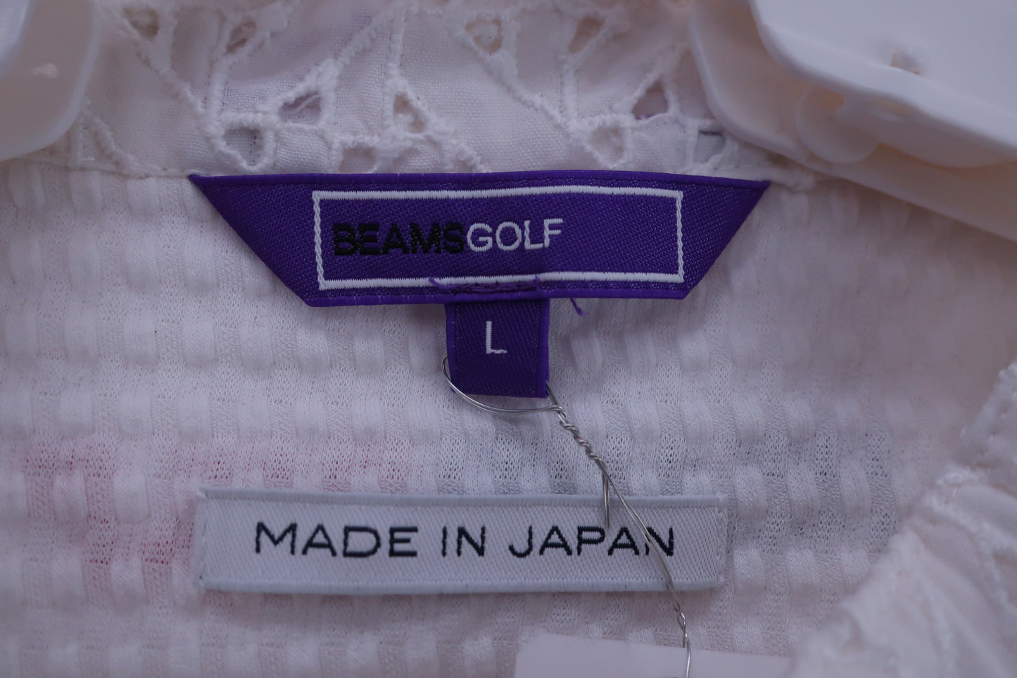BEAMS GOLF(ビームスゴルフ) ポロシャツ 白 レディース L A-2