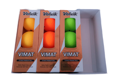 VOLVIK(ボルビック) ゴルフボール カラフル 3スリーブ VIMAT N-2