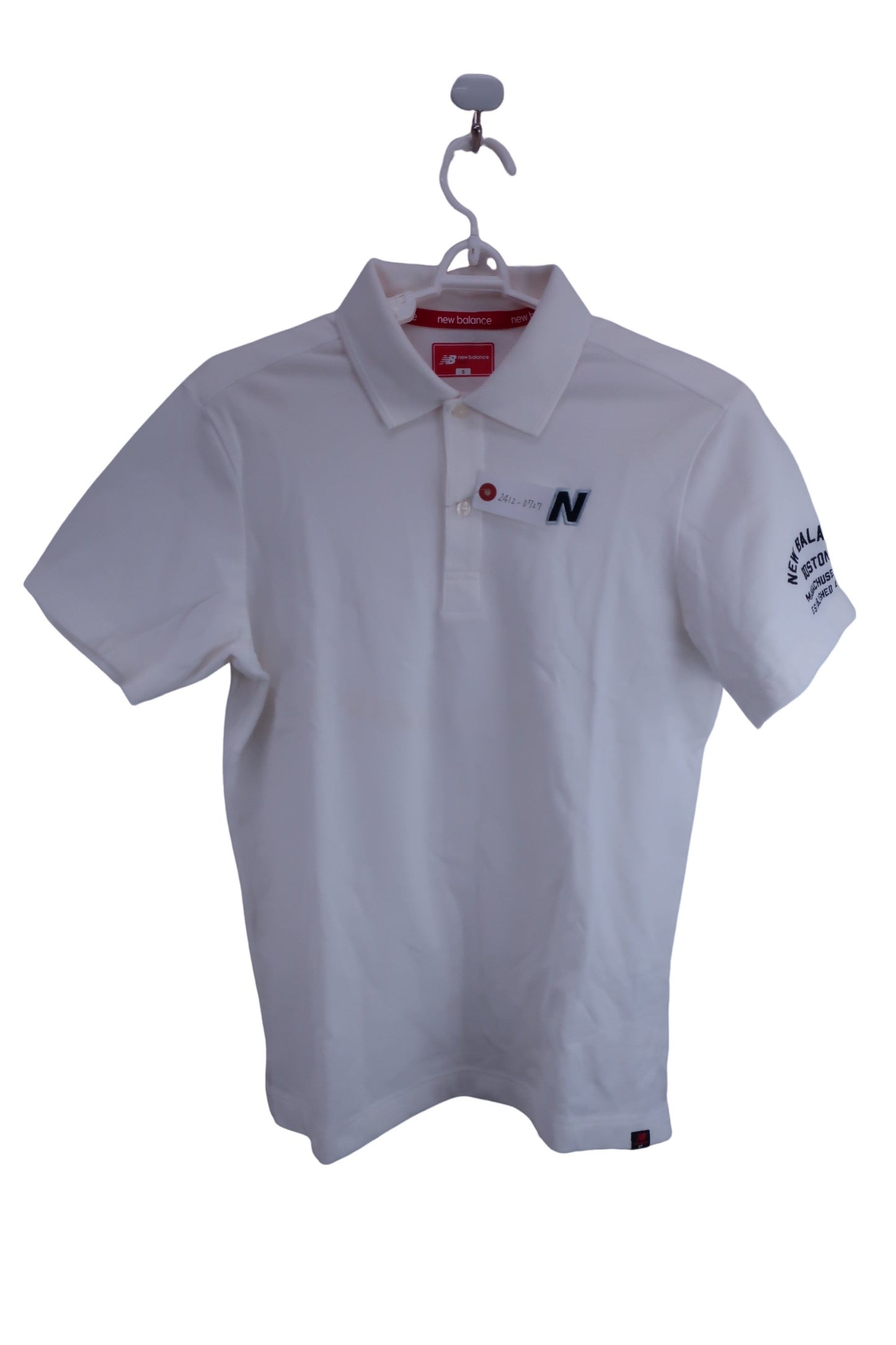 New Balance golf(ニューバランスゴルフ) ポロシャツ 白 メンズ 5 012-8160006 B-1
