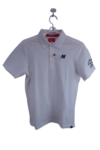 New Balance golf(ニューバランスゴルフ) ポロシャツ 白 メンズ 5 012-8160006 B-1