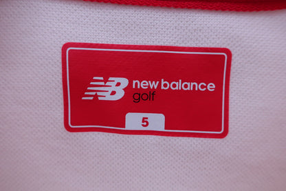 New Balance golf(ニューバランスゴルフ) ポロシャツ 白 メンズ 5 012-8160006 B-4