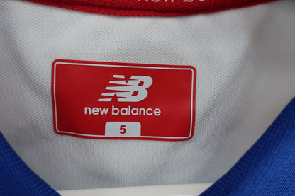 New Balance golf(ニューバランスゴルフ) ポロシャツ 青白ボーダー メンズ 5 012-7260006 A-3