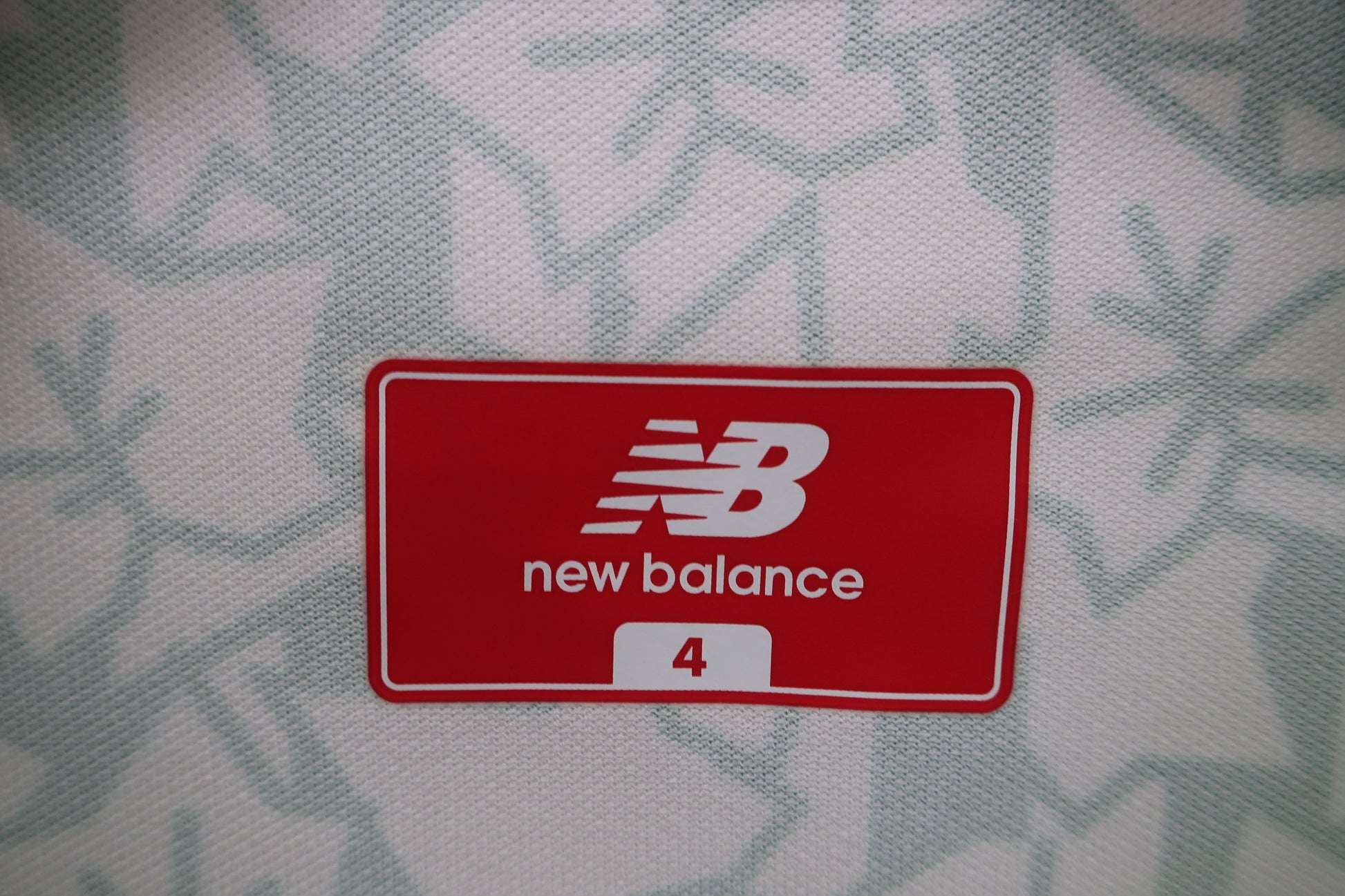 New Balance golf(ニューバランスゴルフ) ポロシャツ 白緑総柄 メンズ 4 012-7268004 A-3