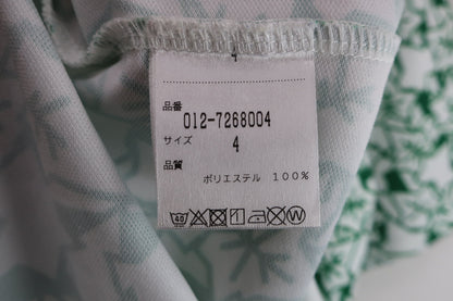New Balance golf(ニューバランスゴルフ) ポロシャツ 白緑総柄 メンズ 4 012-7268004 A-6