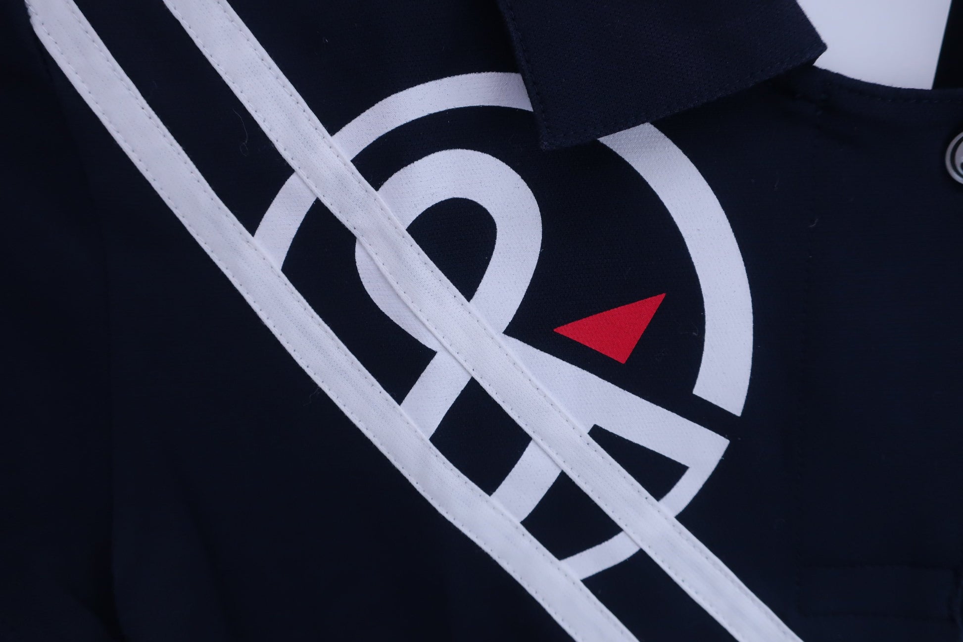 and per se(アンパスィ) ポロシャツ ネイビー レディース M B-2