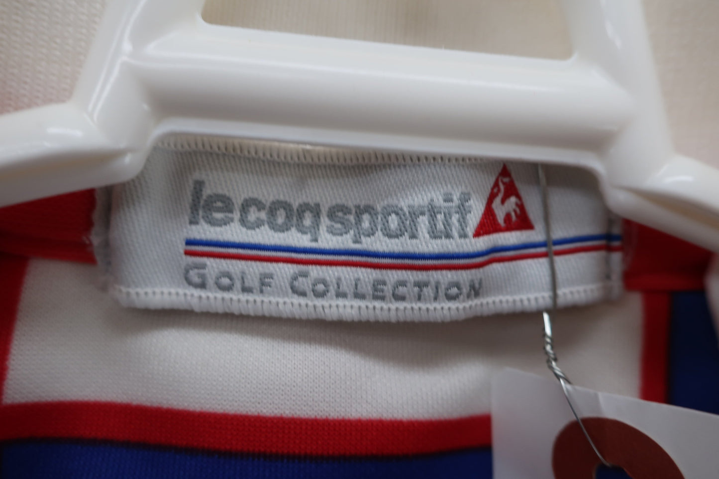 le coq sportif(ルコックスポルティフ) ポロシャツ 白赤青 レディース A-4