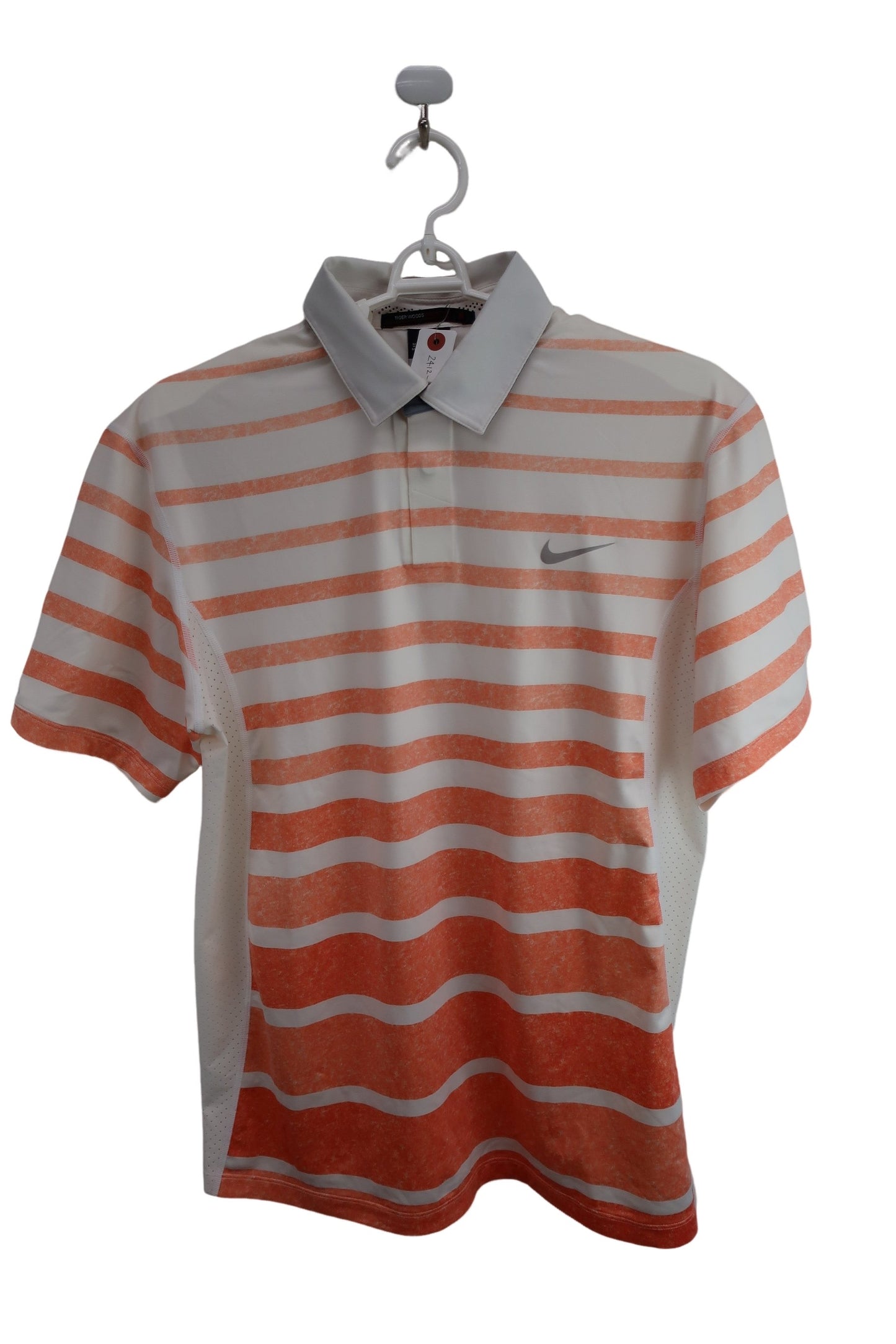 NIKE GOLF(ナイキゴルフ) ポロシャツ 白オレンジ メンズ M A-1