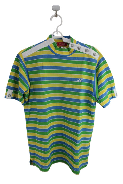 YONEX(ヨネックス) ハイネックシャツ カラフルボーダー メンズ M A-1
