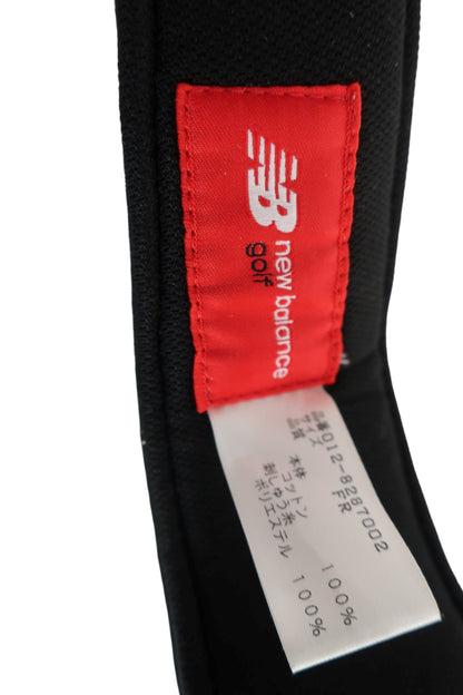 New Balance golf(ニューバランスゴルフ) サンバイザー 黒 メンズ フリーサイズ B-8